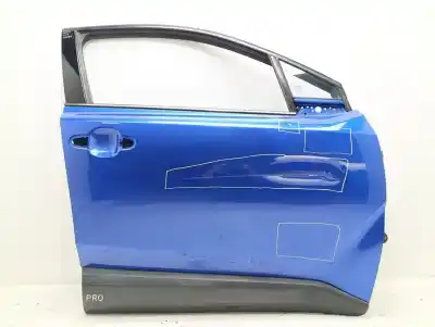 Автозапчасти б/у дверь передняя правая за toyota c-hr (x10) hybrid active 122 cv / 90 kw ссылки oem iam 67001f4010  