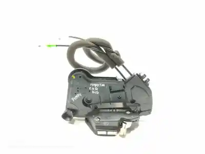Автозапчастина б/у замок передній праві двері для toyota c-hr (x10) hybrid active 122 cv / 90 kw посилання на oem iam 6903002511  