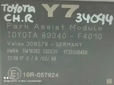 Автозапчастина б/у електронний модуль для toyota c-hr (x10) hybrid active 122 cv / 90 kw посилання на oem iam 89340f4010  