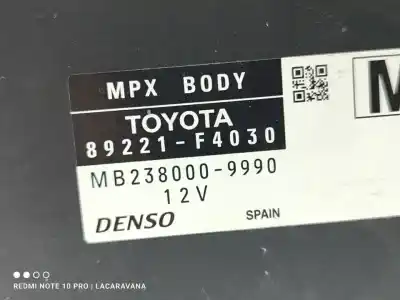Автозапчастина б/у електронний модуль для toyota c-hr (x10) hybrid active 122 cv / 90 kw посилання на oem iam 89221f4030  