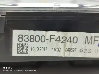 Автозапчасти б/у приборная доска за toyota c-hr (x10) hybrid active 122 cv / 90 kw ссылки oem iam 83800f4240  