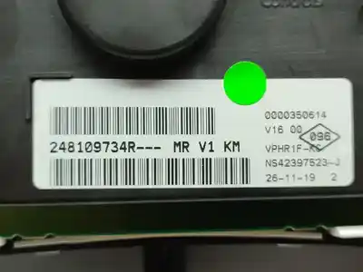 Автозапчастина б/у панель інструментів для dacia dokker stepway essential посилання на oem iam 248109734r  