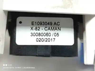 Second-hand car spare part heating / air conditioning control panel for opel vivaro b kasten/combi furgón l1h1 2.9t expression 95 cv / 70 kw oem iam references 275102706r  