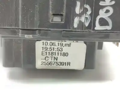 Second-hand car spare part windshiel wiper switch for dacia dokker ambiance oem iam references 255675391r  
