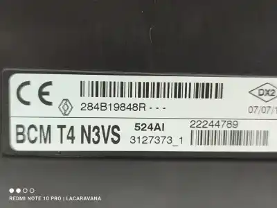 Автозапчастина б/у електронний модуль для renault captur adventure посилання на oem iam 284b19848r  
