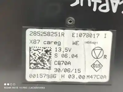 Second-hand car spare part electronic module for renault captur adventure oem iam references 285258251r  