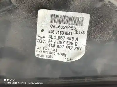 Peça sobressalente para automóvel em segunda mão espelho retrovisor esquerdo por audi q7 (4l) 3.0 tdi referências oem iam 4l1857409a  