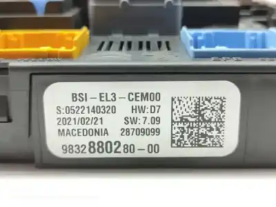 Second-hand car spare part electronic module for citroen c3 feel oem iam references 9832880280  