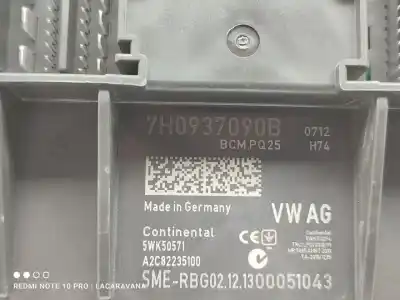 Second-hand car spare part electronic module for skoda rapid active oem iam references 7h0937090b  