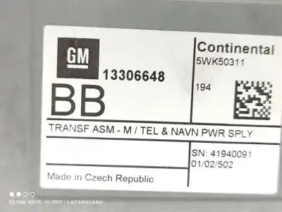 Second-hand car spare part electronic module for opel adam unlimited ecoflex oem iam references 13306648  