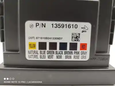 Second-hand car spare part electronic module for opel adam unlimited ecoflex oem iam references 13591610  