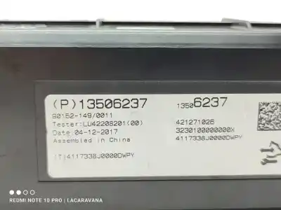 Peça sobressalente para automóvel em segunda mão módulo eletrônico por opel mokka x color edition start/stop referências oem iam 13506237  