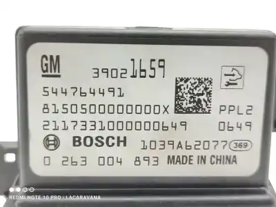 Peça sobressalente para automóvel em segunda mão módulo eletrônico por opel mokka x color edition start/stop referências oem iam 39021659  