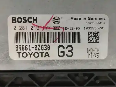 Second-hand car spare part ecu engine control for toyota auris active oem iam references 0281019177  