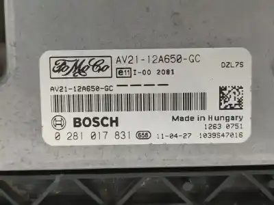 Second-hand car spare part ecu engine control for ford fiesta (cb1) trend oem iam references 0281017831  