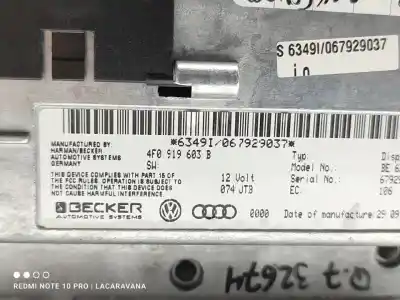 Автозапчасти б/у многофункциональный дисплей за audi q7 (4l) 3.0 tdi ссылки oem iam 4f0919603b  