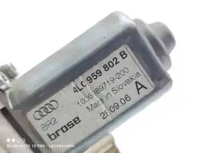 Автозапчастина б/у двигатель переднього правого скла для audi q7 (4l) 3.0 tdi посилання на oem iam 4l0959802b