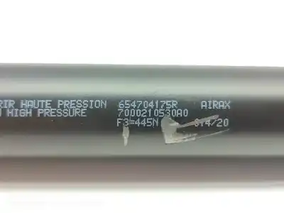 Автозапчастина б/у амортизатор капота для dacia dokker stepway essential посилання на oem iam 654704175r