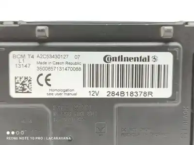 Автозапчастина б/у електронний модуль для dacia dokker express ambiance посилання на oem iam 284b18378r  