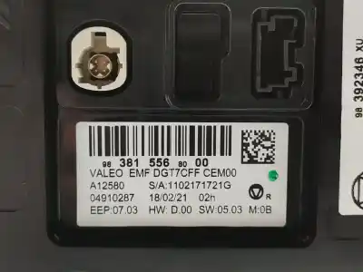 Second-hand car spare part multifunction display for citroen c3 feel oem iam references 9838155680  