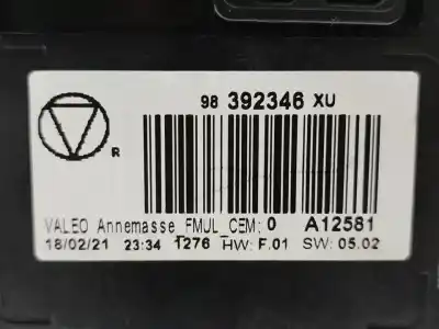 Second-hand car spare part multifunction display for citroen c3 feel oem iam references 9838155680  