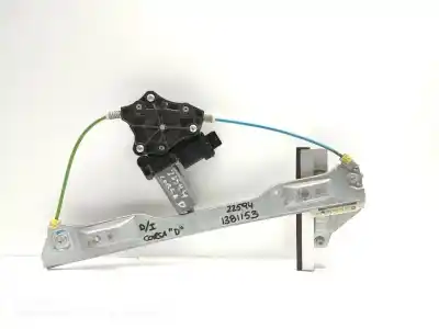 Peça sobressalente para automóvel em segunda mão elevador de vidros dianteira esquerda por opel corsa d ´´111 years´´ referências oem iam 13188490
