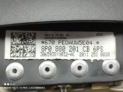 Автозапчастина б/у передня ліва подушка безопасности для audi a3 (8p) 1.6 limited edition 160 cv / 118 kw посилання на oem iam 8p0880201cb  