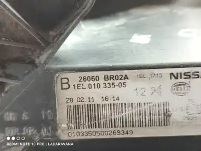 Автозапчасти б/у ЛЕВАЯ ФАРА за NISSAN QASHQAI (J10)  ссылки OEM IAM 26060BR02A  