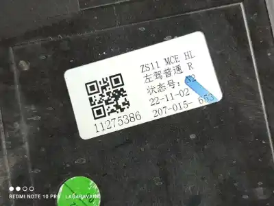 Second-hand car spare part right headlight for mg zs luxury oem iam references 11275386  