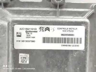 Second-hand car spare part ecu engine control for citroen c3 shine oem iam references 9829598880  