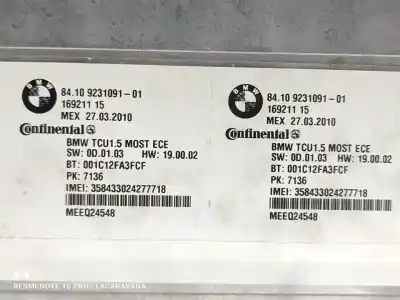 Second-hand car spare part electronic module for bmw x6 (e71) xdrive40d oem iam references 84109231091  