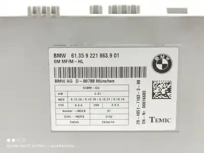 Second-hand car spare part electronic module for bmw x6 (e71) xdrive40d oem iam references 61359221863  