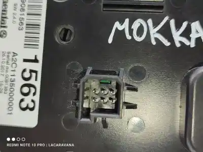 Peça sobressalente para automóvel em segunda mão comando de sofagem (chauffage / ar condicionado) por opel mokka x color edition start/stop referências oem iam 39081563  