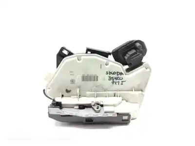 Second-hand car spare part rear left door lock for skoda rapid active oem iam references 5e0839015a