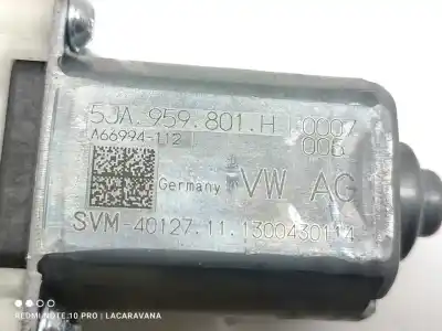 Second-hand car spare part driver left window regulator for skoda rapid active oem iam references 5ja837461  