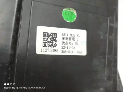 Second-hand car spare part left headlight for mg zs luxury oem iam references 11275385  