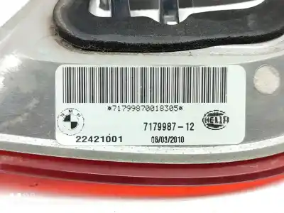 Second-hand car spare part interior left tailgate light for bmw x6 (e71) xdrive40d oem iam references 63217295005  