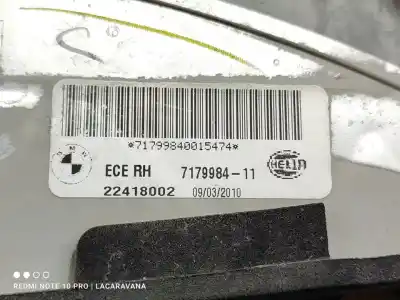 Second-hand car spare part right tailgate light for bmw x6 (e71) xdrive40d oem iam references 63217295002  