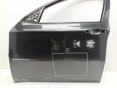 Second-hand car spare part left front door for bmw x6 (e71) xdrive40d oem iam references 41517198159  