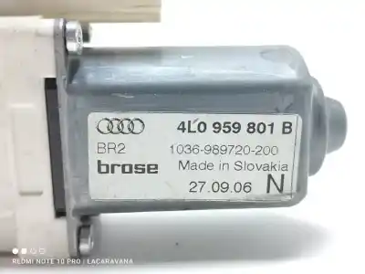 Автозапчастина б/у двигатель переднього ліва вікна для audi q7 (4l) 3.0 tdi посилання на oem iam 4l0959801b  
