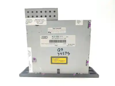 Peça sobressalente para automóvel em segunda mão sistema de áudio / rádio cd por audi q7 (4l) 3.0 tdi referências oem iam 4l0035111  