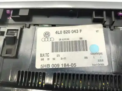 Автозапчасти б/у климат-контроль за audi q7 (4l) 3.0 tdi ссылки oem iam 4l0820043f  