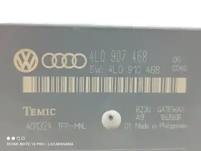 Автозапчастина б/у електронний модуль для audi q7 (4l) 3.0 tdi посилання на oem iam 4l0907468  