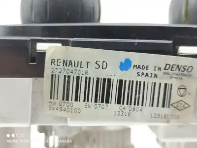 Peça sobressalente para automóvel em segunda mão comando de sofagem (chauffage / ar condicionado)  por renault clio iv authentique referências oem iam 272704701r  