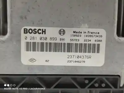 Second-hand car spare part ecu engine control for renault kangoo profesional oem iam references 0281030899  
