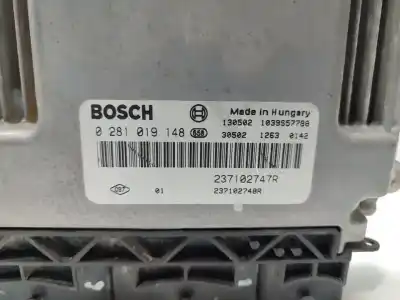 Second-hand car spare part ecu engine control for renault clio iv limited oem iam references 0281019148  