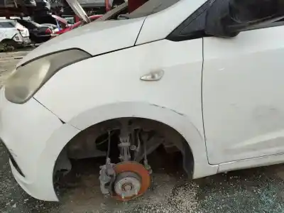 Second-hand car spare part left front fin for hyundai i10 black line oem iam references 66311b9010