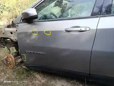 Автозапчастина б/у передні ліві двері для jeep compass ii longitude 4x2 140 cv / 103 kw посилання на oem iam 68242543aa  