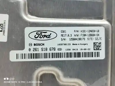 Second-hand car spare part ecu engine control for ford fiesta (ce1) trend oem iam references 0261s18678  