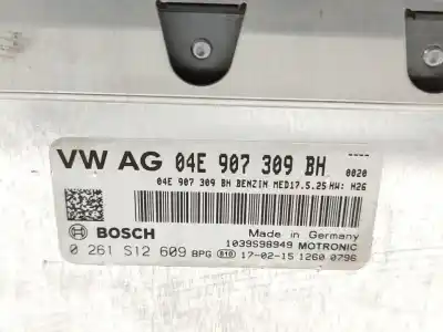 Second-hand car spare part ecu engine control for seat leon (5f1) style visio oem iam references 0261s12609